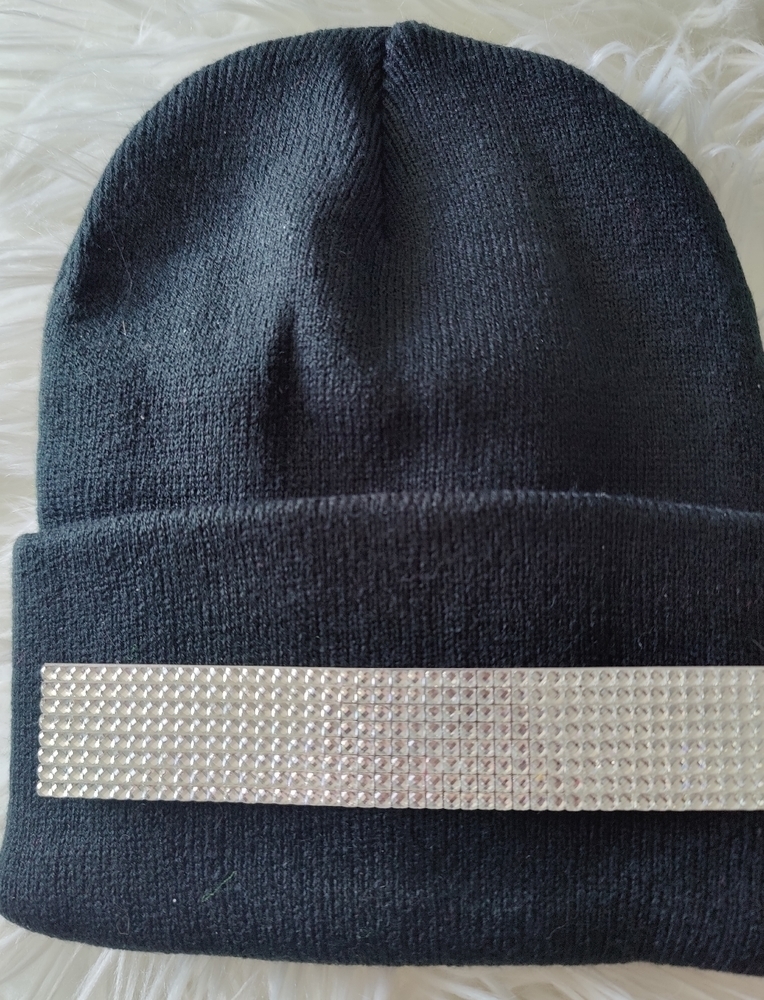 Black Rhinestone hat - Picture 3 of 4